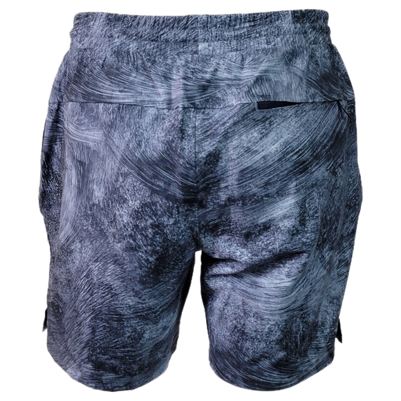 Lululemon Channel Cross Swim Short 7" Large Fjord Tempest Blue Multi M7AF7S - Picture 3 of 5